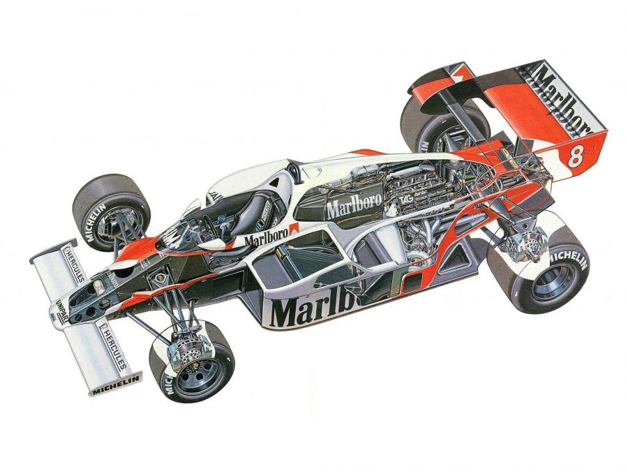  McLaren MP4-2 1984 года  (фото 8 из 8)